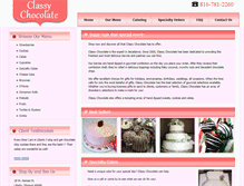 Tablet Screenshot of classychocolate.com